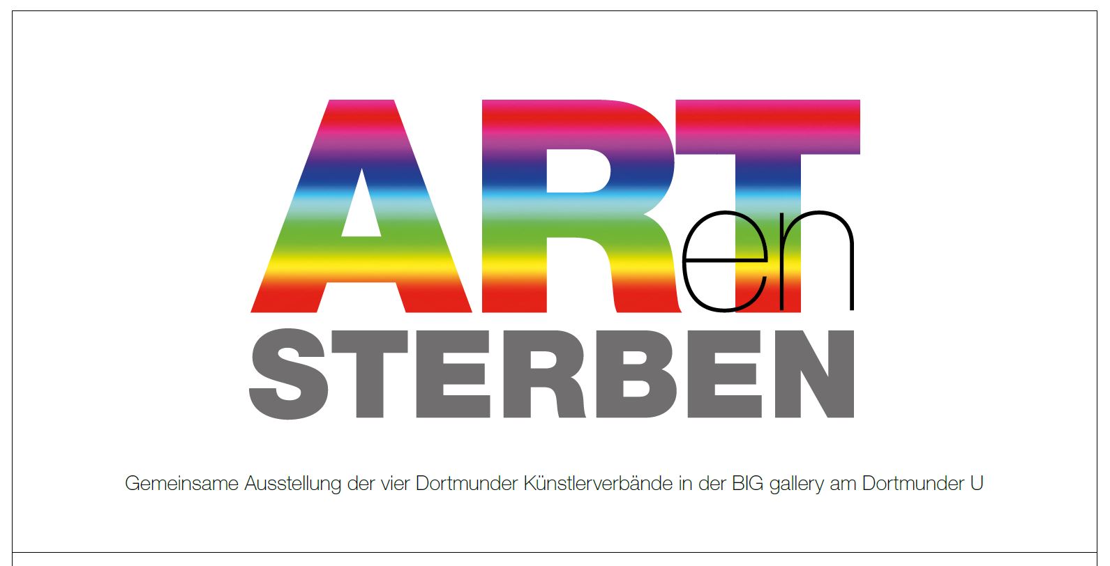 Ausstellung ARTenSTERBEN in der BIG-gallery, Dortmund; Künstler: u.a. Gisbert Danberg